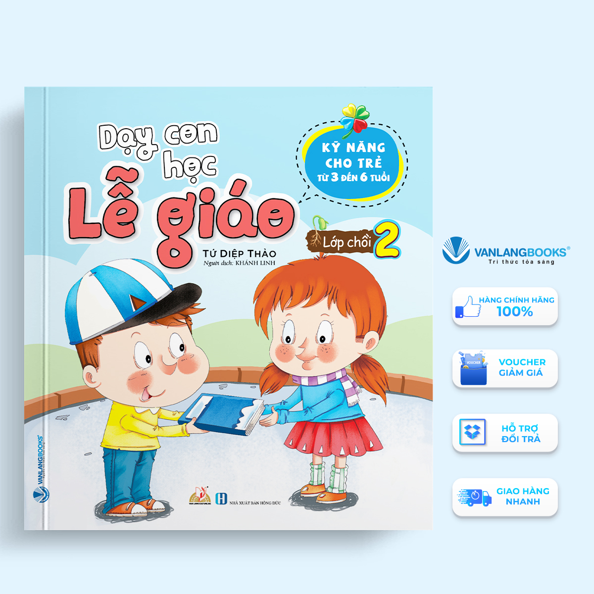 Sách - dạy con học lễ giáo - lớp chồi 2-vanlangbooks