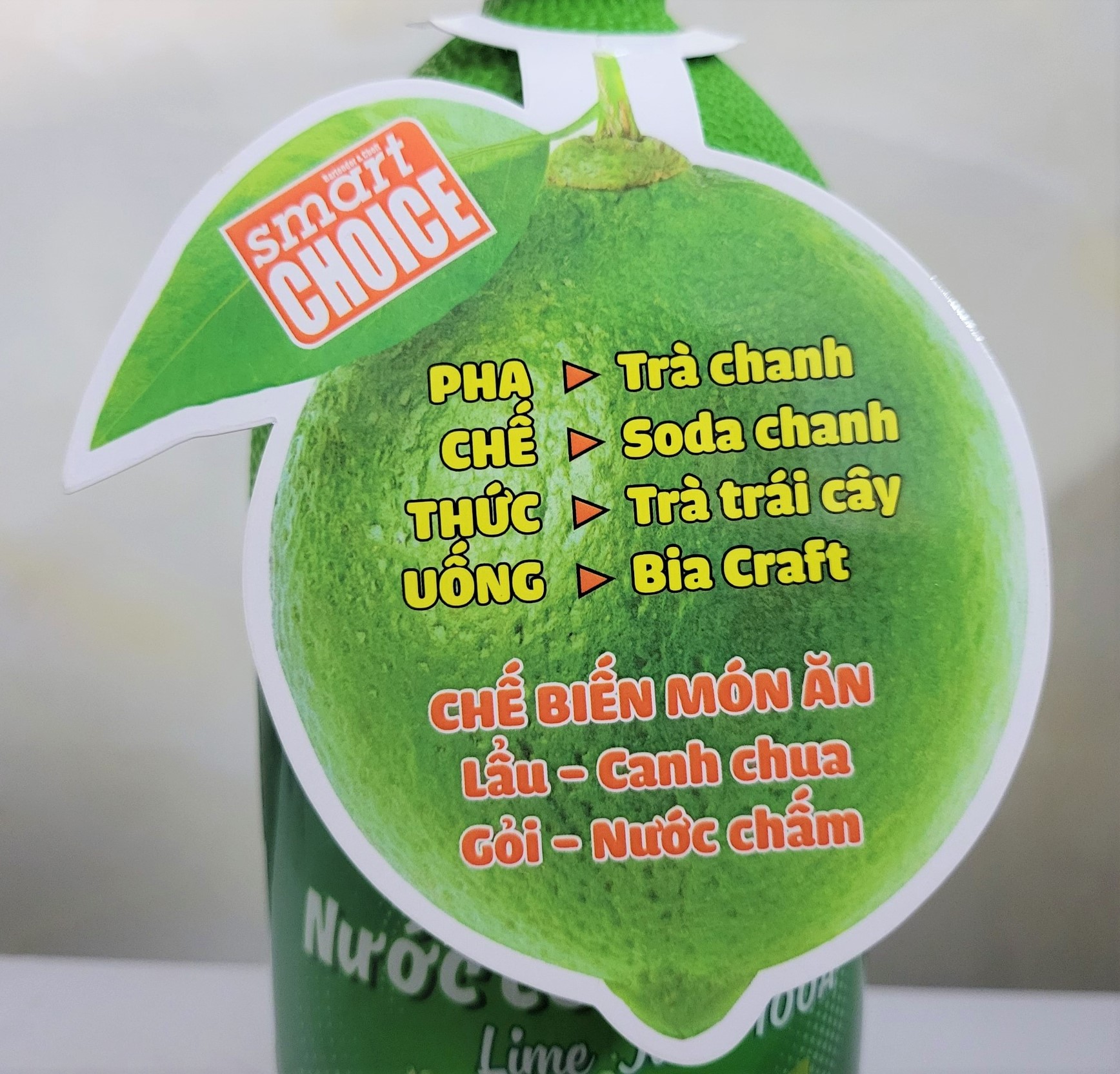 [Chai 1 Lít] NƯỚC CỐT CHANH [VN] CHAVI Lime Juice 100A