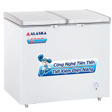 [Trả góp 0%]Tủ đông/mát Alaska 250 Lít BCD-3068N