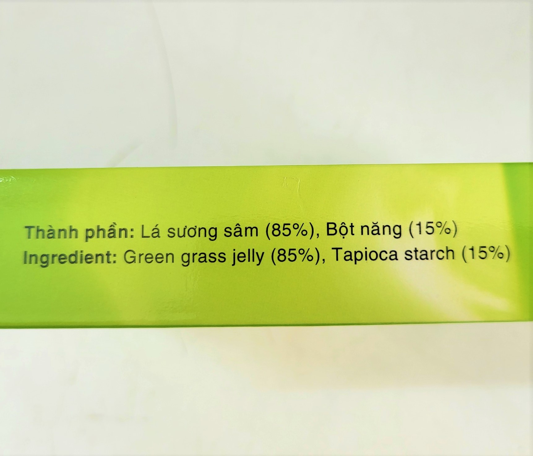 RC3K (hộp 30g) BỘT SƯƠNG SÂM Green Grass Jelly