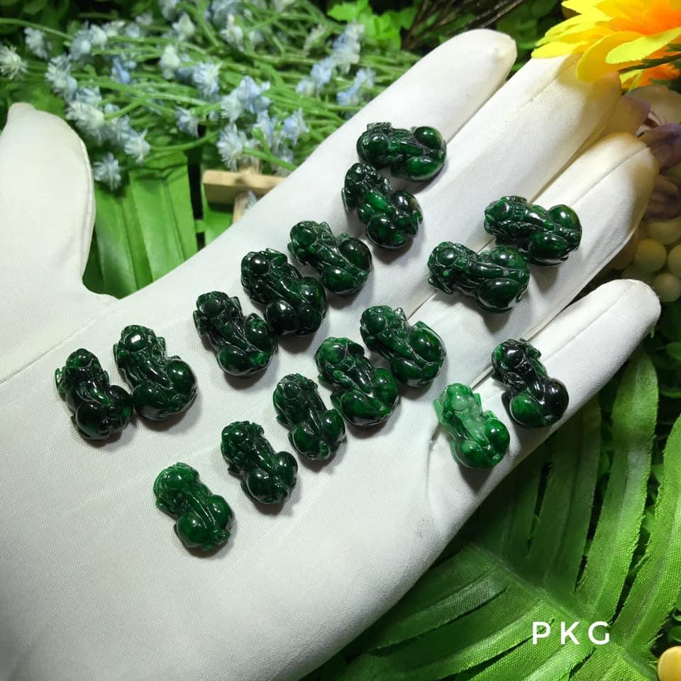 Tỳ hưu ngọc cẩm thạch sơn thủy thiên nhiên