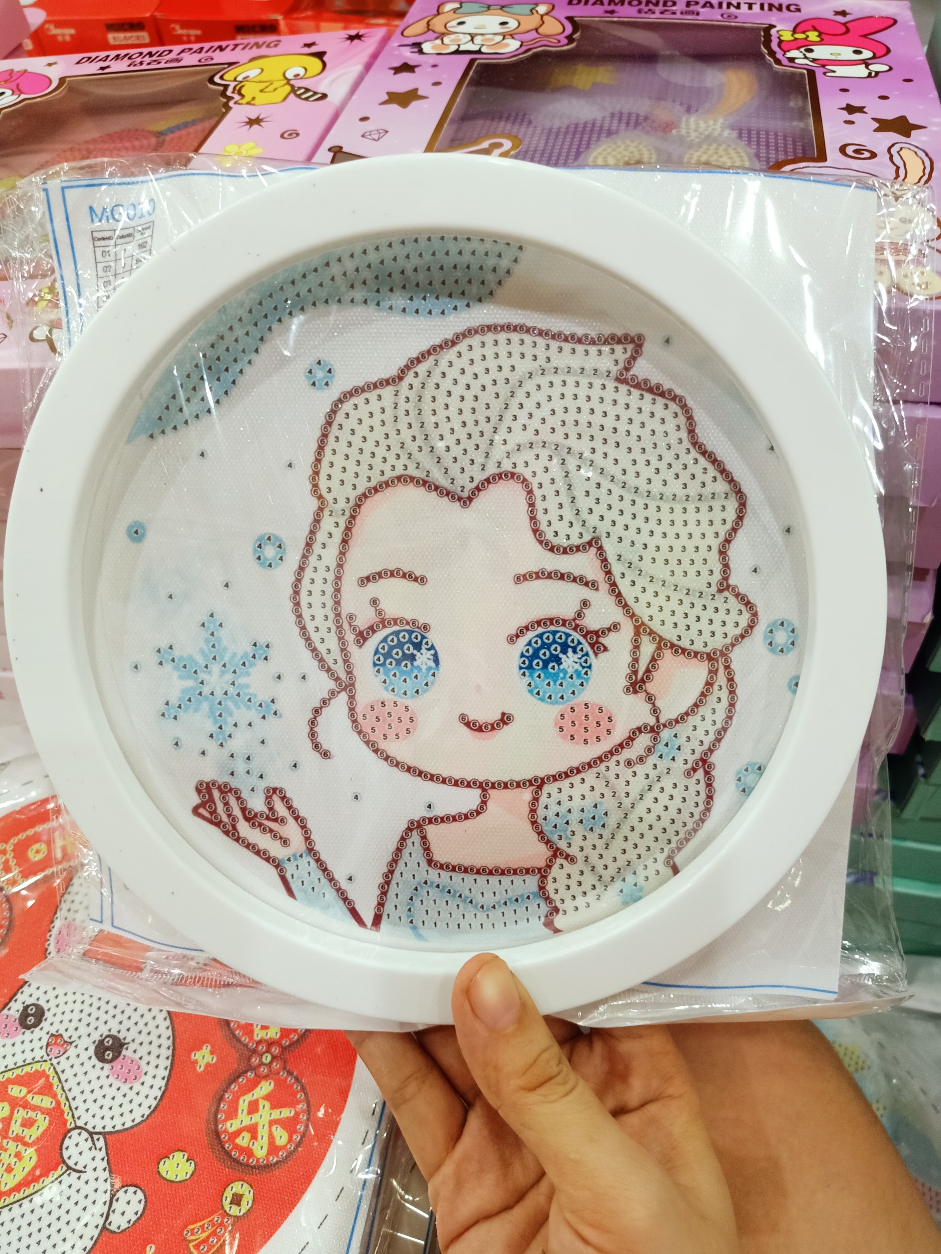 Tranh đính hạt đá sticker 3D mini siêu hạt dẻ cho bé
