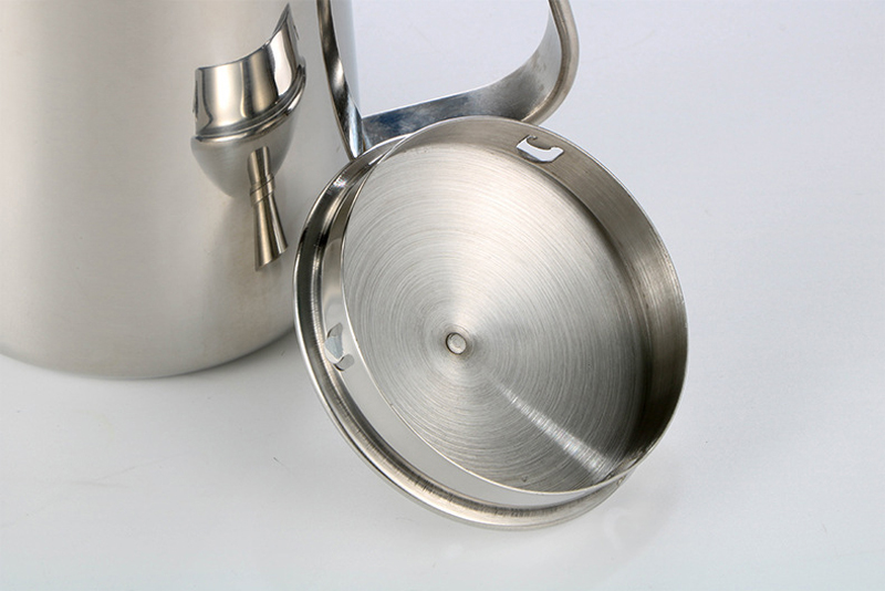 Ấm pha cà phê 600ml, 650ml bằng inox kèm nắp