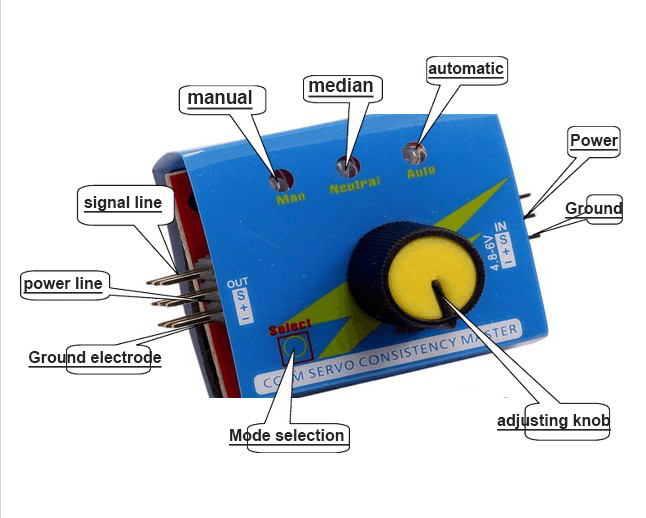 Mạch test động cơ RC Servo