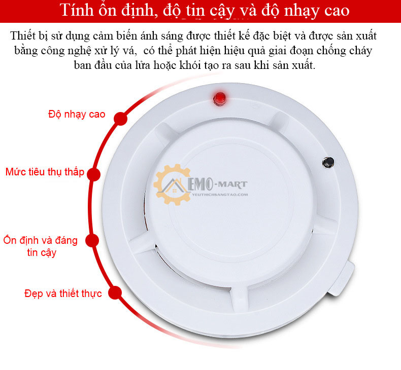 Thiết bị báo cháy báo khói không dây