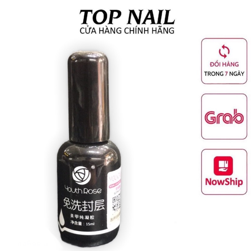 Top bóng sơn g.el móng tay siêu bóng Hoa Hồng