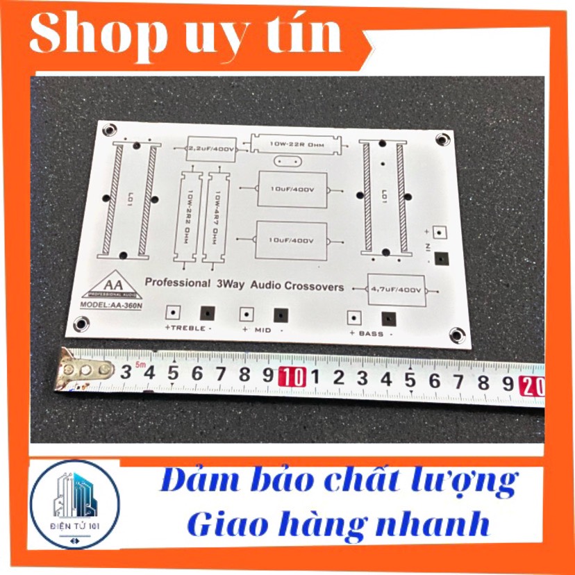 Bo mạch in pcb phân tần loa 3 đường tiếng ( 1 cái)