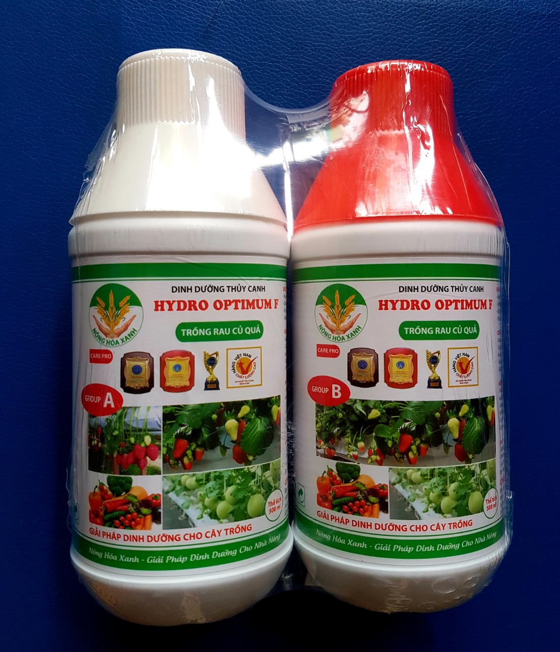 combo 2 chai ( group A và Group B) dinh dưỡng thủy canh trồng rau củ quả  500ml