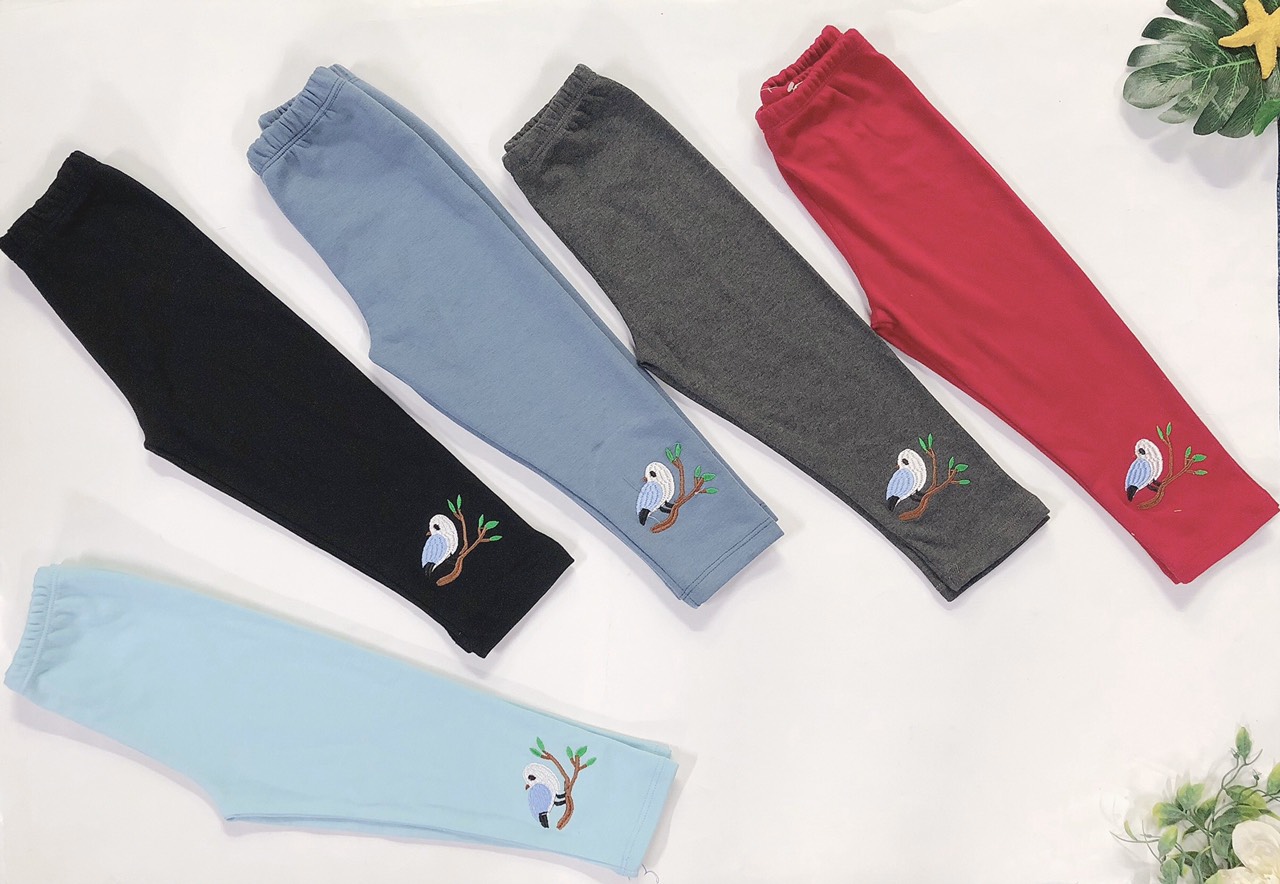 [HCM]Combo 02 quần legging bé gái size 14-30kg.