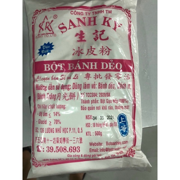 BỘT BÁNH DẺO SANH KÝ CAO CẤP