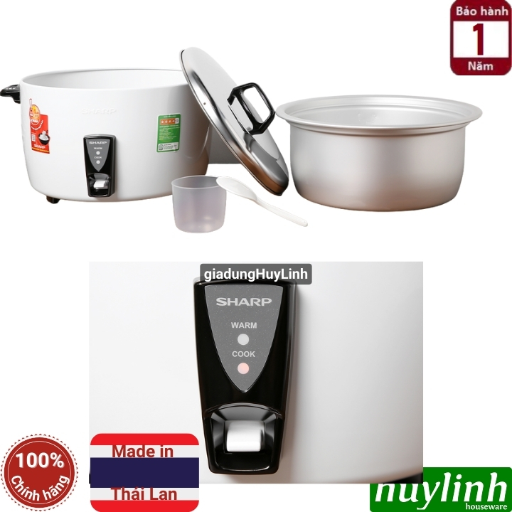 [HCM]Nồi cơm điện công nghiệp nắp rời Sharp KSH-D55V - 5 lít