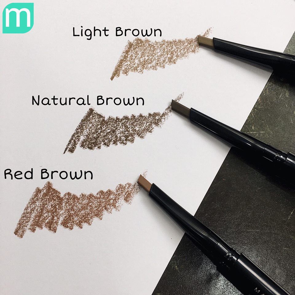 Chì kẻ mày Maybelline Define & Blend kèm đầu chải