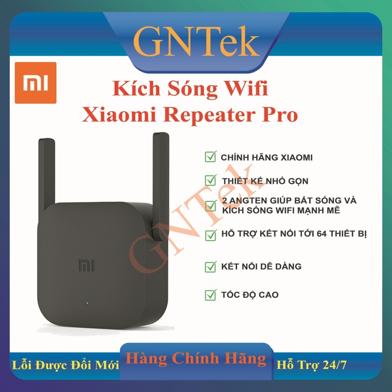 Bảng giá [Bản QT- BH Digiworld] Thiết bị kích sóng Xiaomi Repeater Pro Wi-Fi Range Extender Pro l Wi-Fi băng tần 2.4GHz l Tốc độ truyền tối đa 300Mbps Phong Vũ