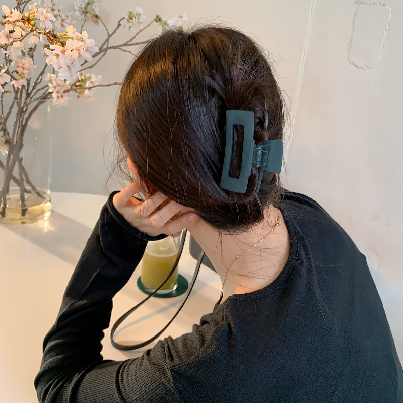 Kẹp Tóc Cỡ Lớn Thiết Kế Đơn Giản Phong Cách Hàn Quốc