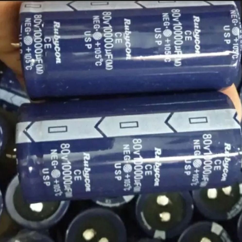 Tụ nguồn 10000uf 80v giá bán 2 con