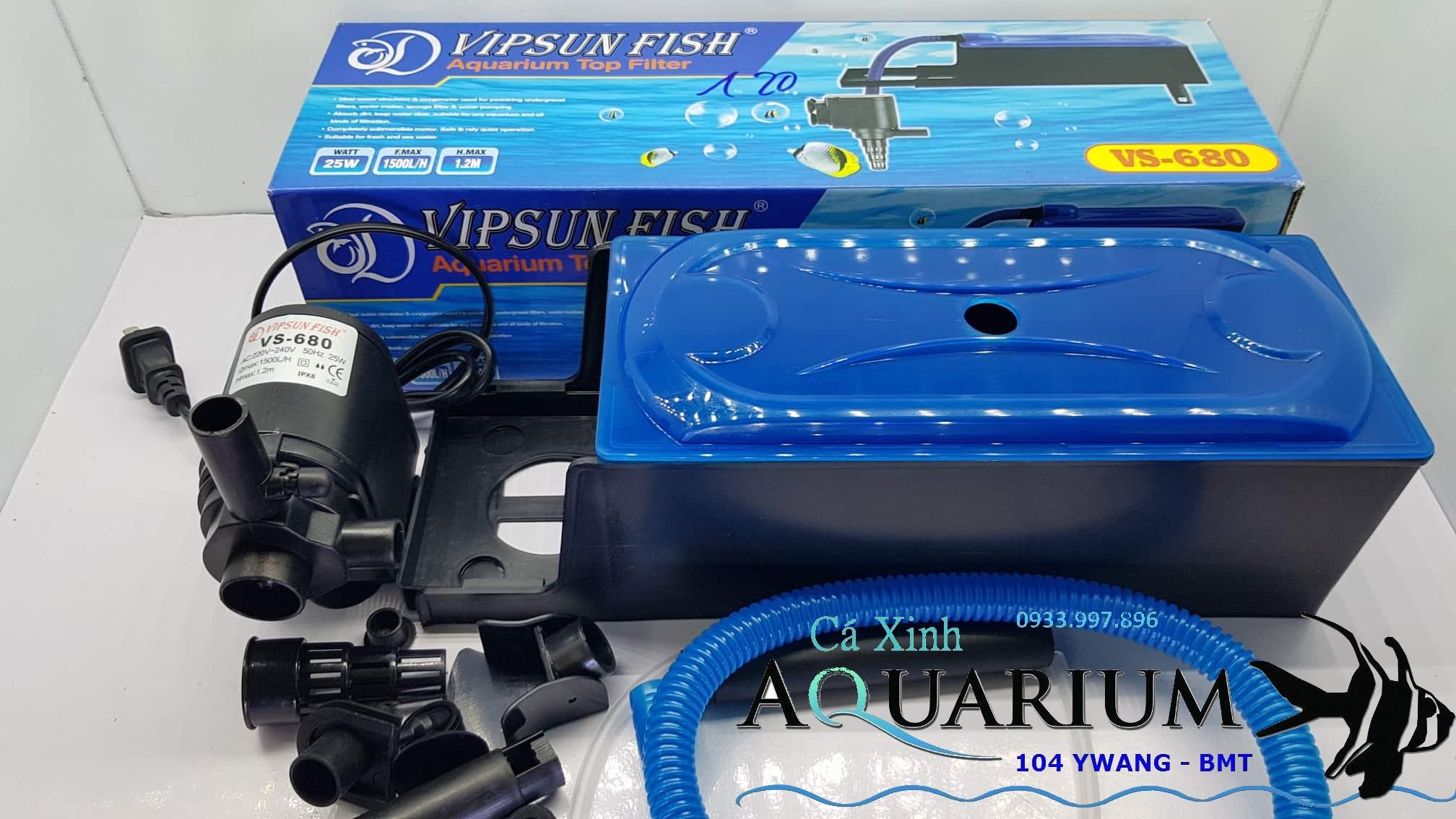 Lọc Trên Bể Cá VIPSUN VS - 680