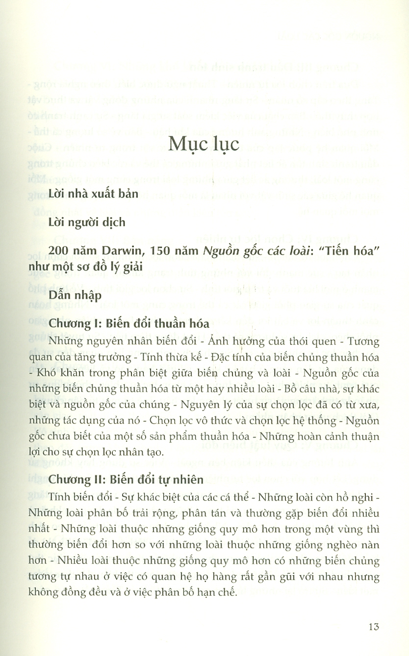 Nguồn Gốc Các Loài