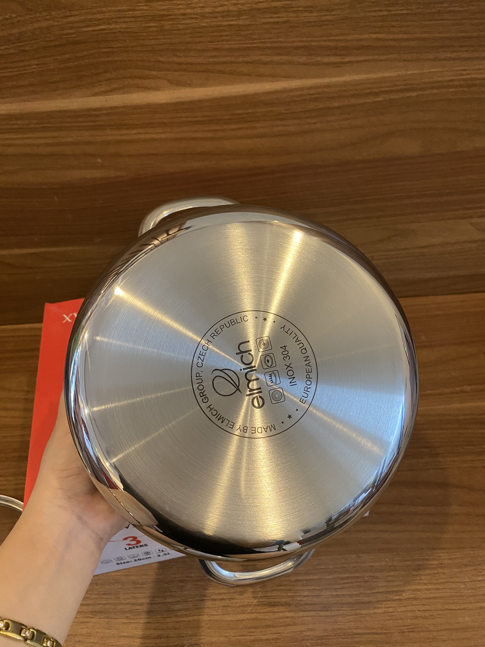 NỒI INOX CAO CẤP 3 LỚP ĐÁY LIỀN TRI-MAX 20CM