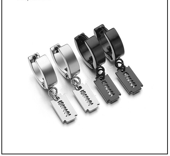 [HCM]Bông tai titan inox dao lam Bt194 giá 1 đôi (g)
