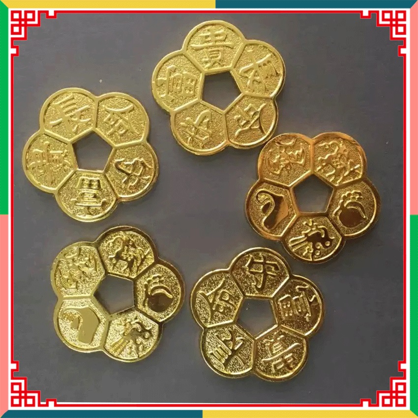 Đồng Xu Hoa Mai Kim Tiền