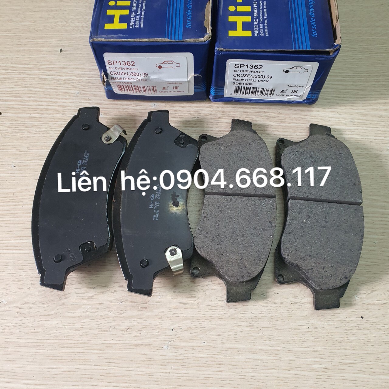 Má phanh trước Cruze