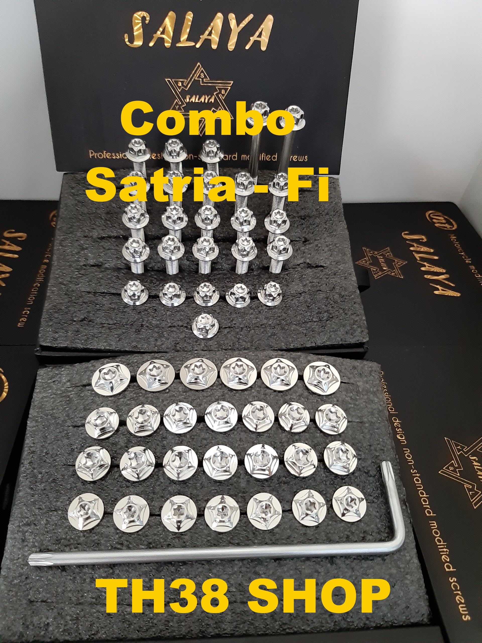 [HCM]combo ốc lốc và áo satria - raider fi salaya