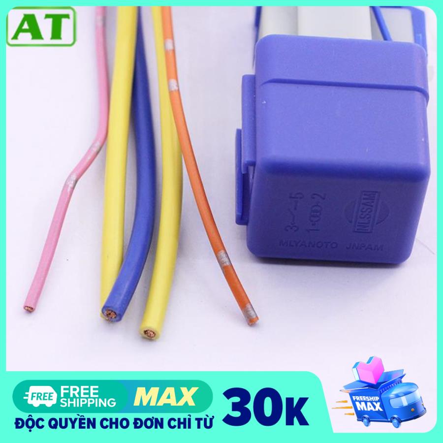 Relay Ô Tô 5 Chân Màu Xanh