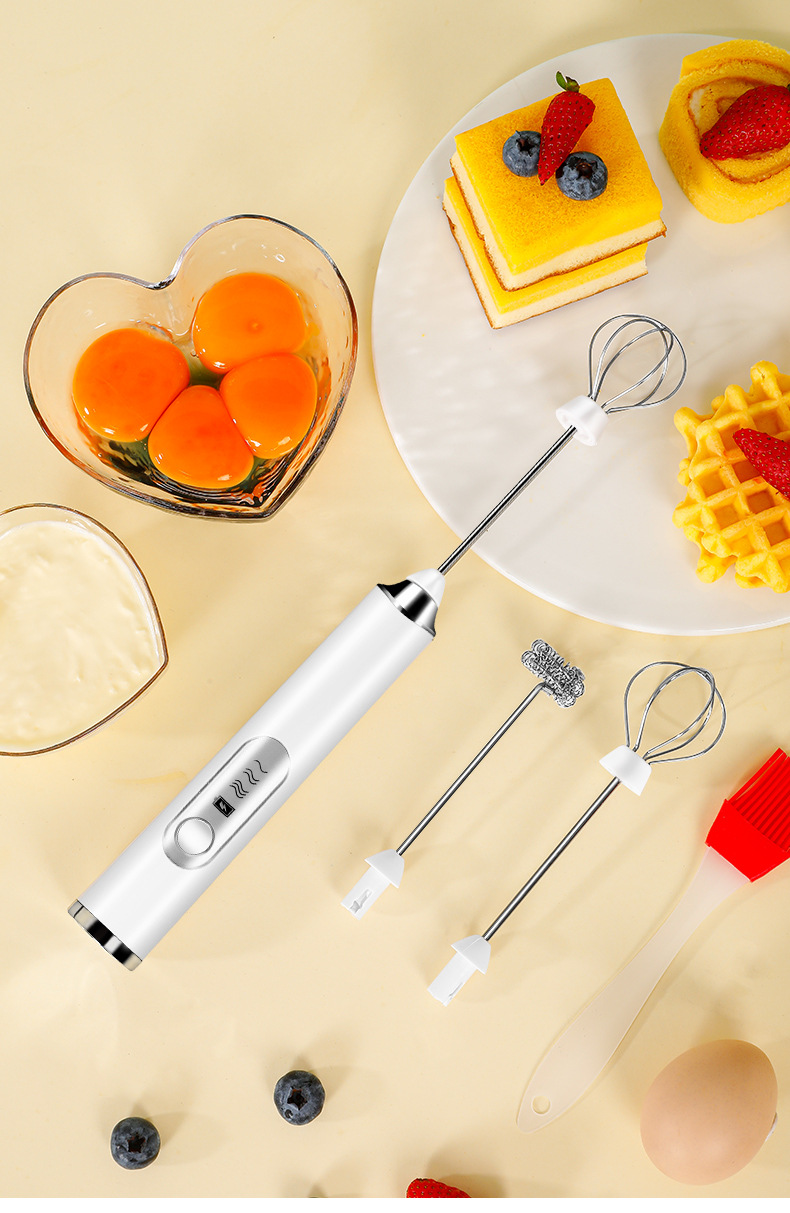 Máy Đánh Trứng Cầm Tay Mini Cao Cấp , Máy Tạo Bọt Cafe