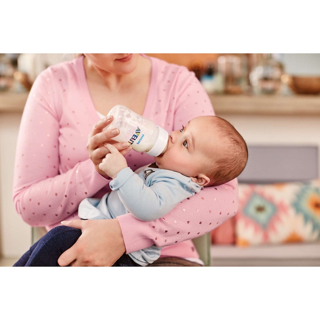 Bình sữa Philips Avent Classic 125ml cho bé từ 0-3 tháng