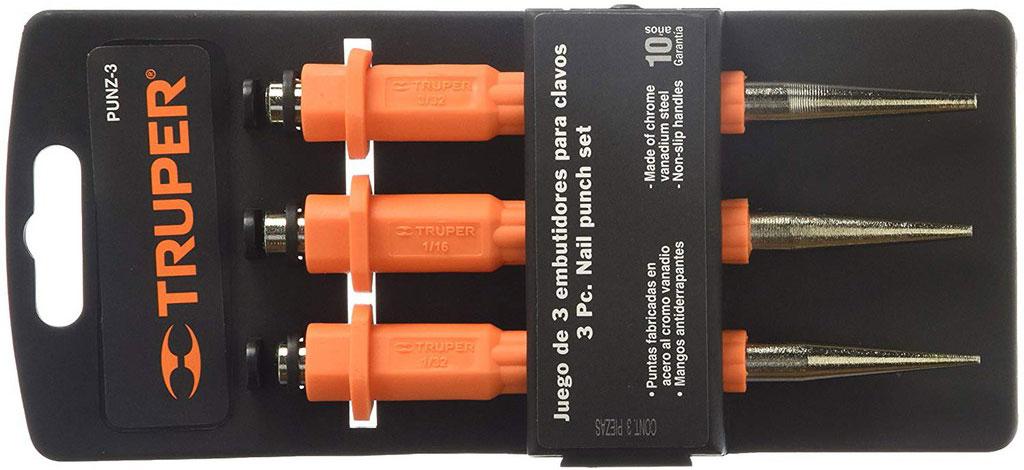 0.7, 1.5, 2.3mm Bộ đục lấy dấu Truper 18064 (PUNZ-3)