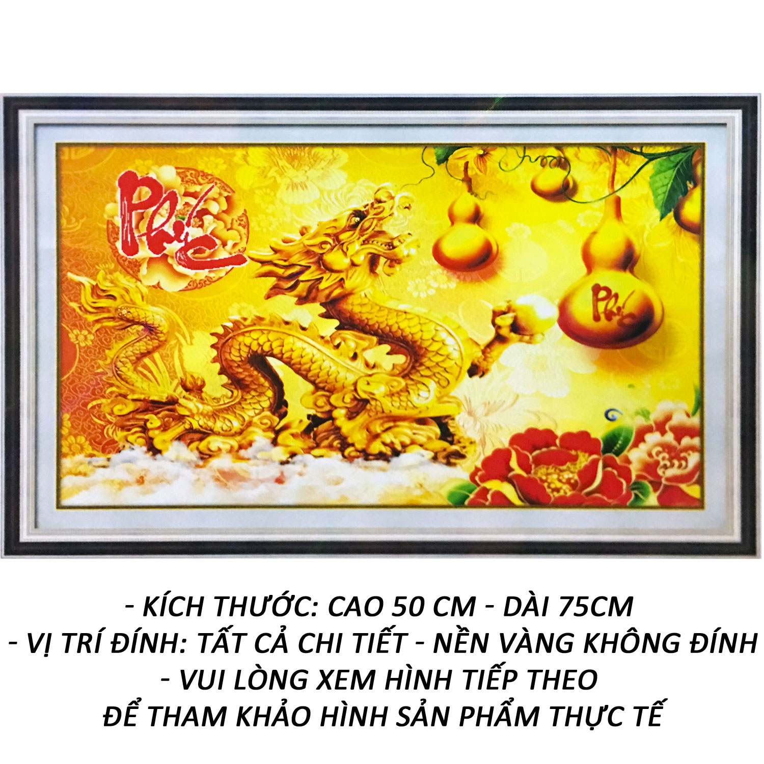 Tranh đính đá 5D - Thư Pháp Gia Đình - Tranh Mỹ Thuật Minh Hiền