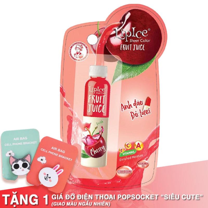 Son dưỡng chiết xuất trái cây Lipice Sheer Color Fruit Juice 4g - Anh đào đỏ tươi