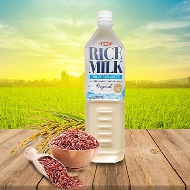 HOT SALE GẠO OKF HÀN QUỐC 1.5L rice milk okf ít ngọt thơm ngon