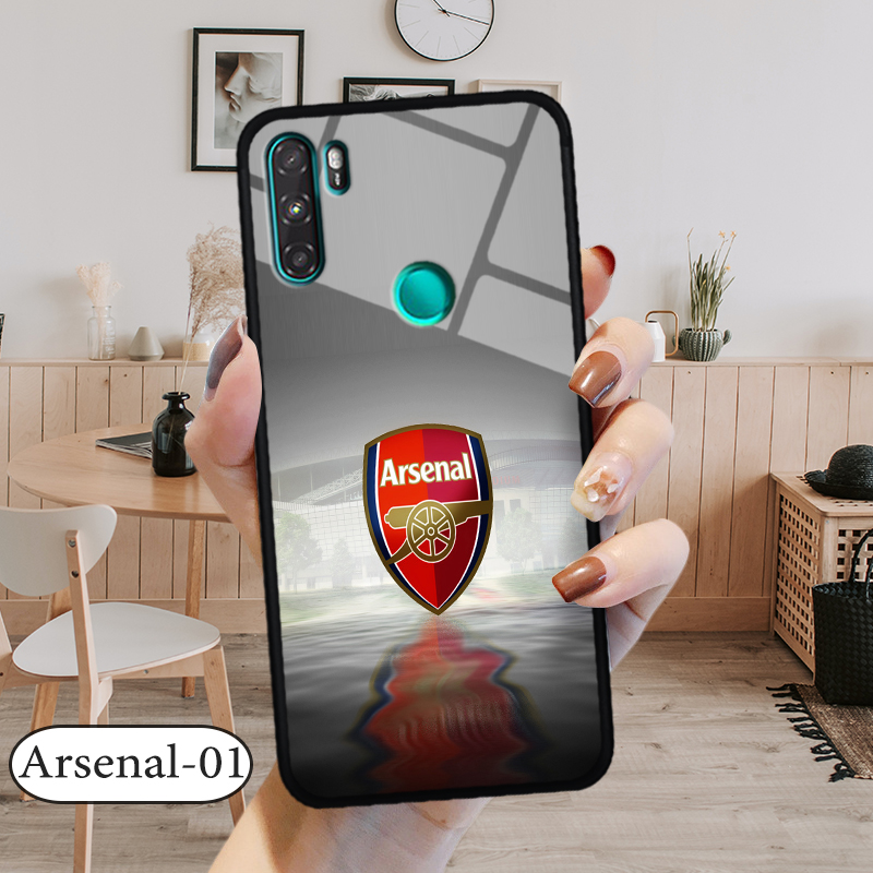 Ốp lưng kính VSMART ACTIVE 3 in 3D hình logo CLB bóng đá