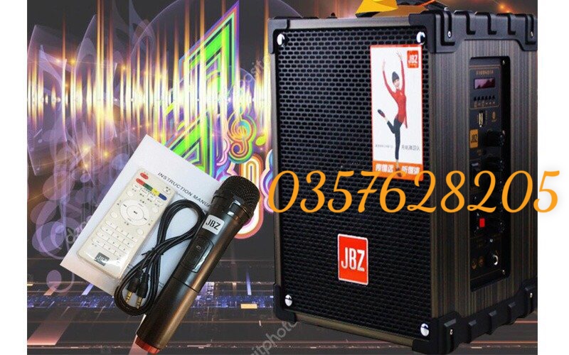 [HCM]Loa Kéo Mini JBZ 106 Thùng Gỗ - NE106