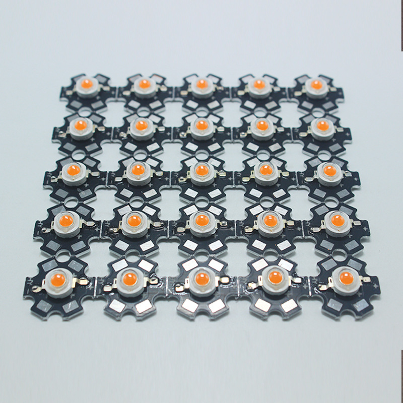 Bóng đèn Led, Chip Led 3V-3.7V Luxeon đã hàn sẵn đế tản nhiệt 20mm, Thay thế đèn Led rọi, Đèn pin, Đèn đọc sách, Đèn học và làm việc