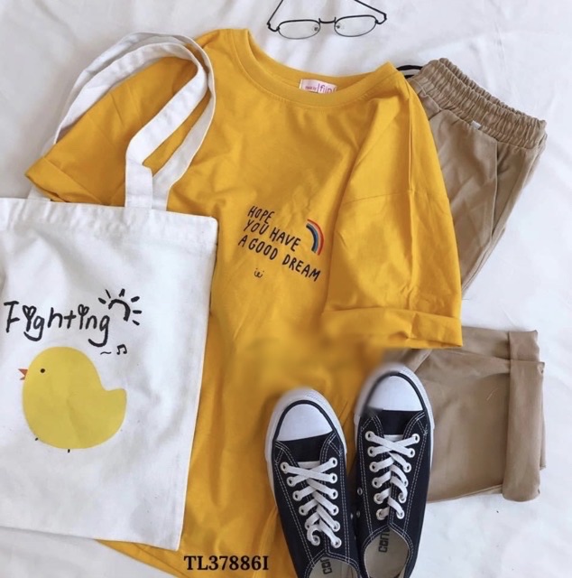 Set áo nghộ nghĩnh + quần kaki