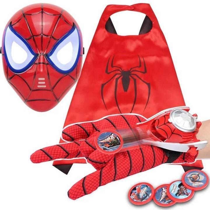Bộ đồ chơi hóa trang siêu nhân người nhện cho bé- Áo choàng