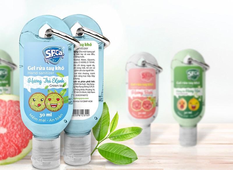 💥 GEL RỬA TAY KHÔ 30ML MÓC TREO - S.P.CA 💥
