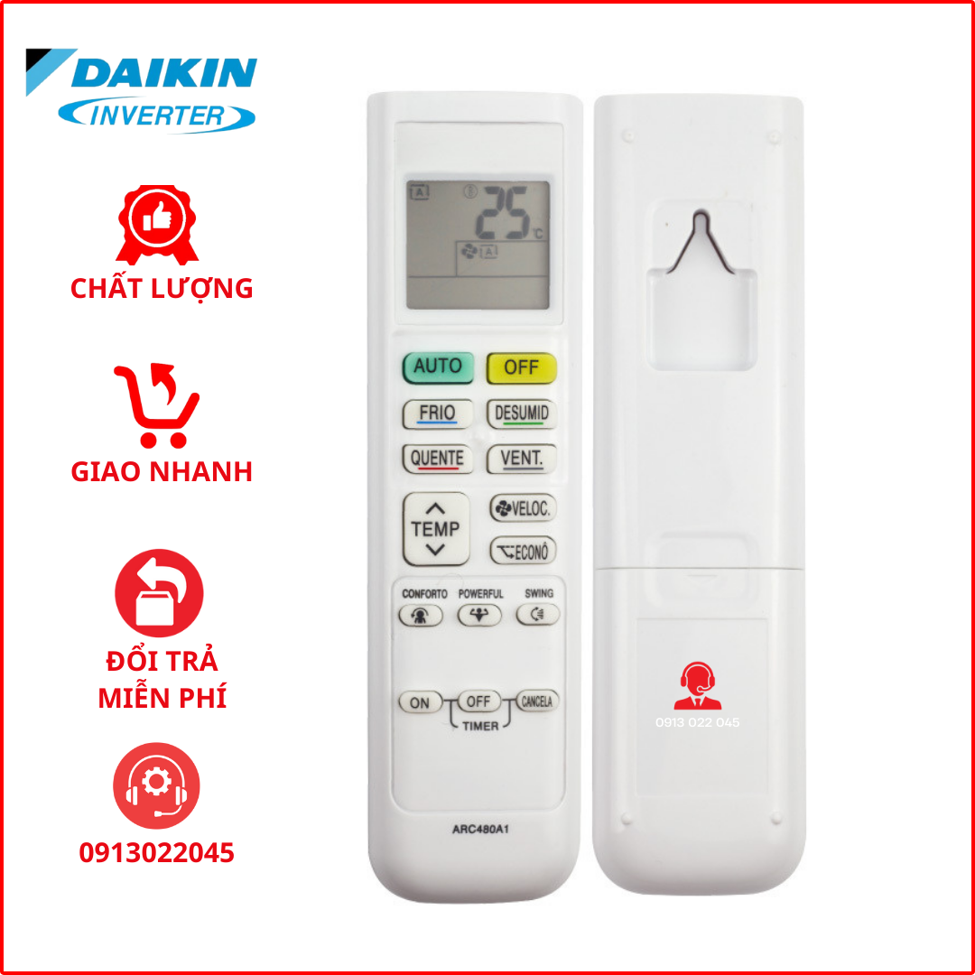 Điều khiển điều hoà, máy lạnh Daikin FTKQ & FTKC Series.