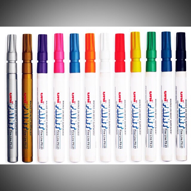 Bút sơn công nghiệp Uni paint marker px 21/Bút Sơn Đánh Dấu