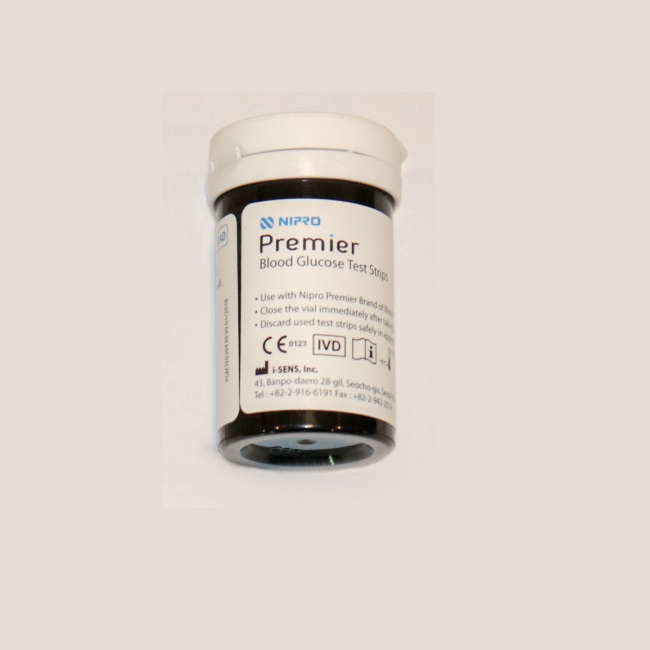 [HCM]Que thử đường huyết Nipro Premier α hộp 25 que