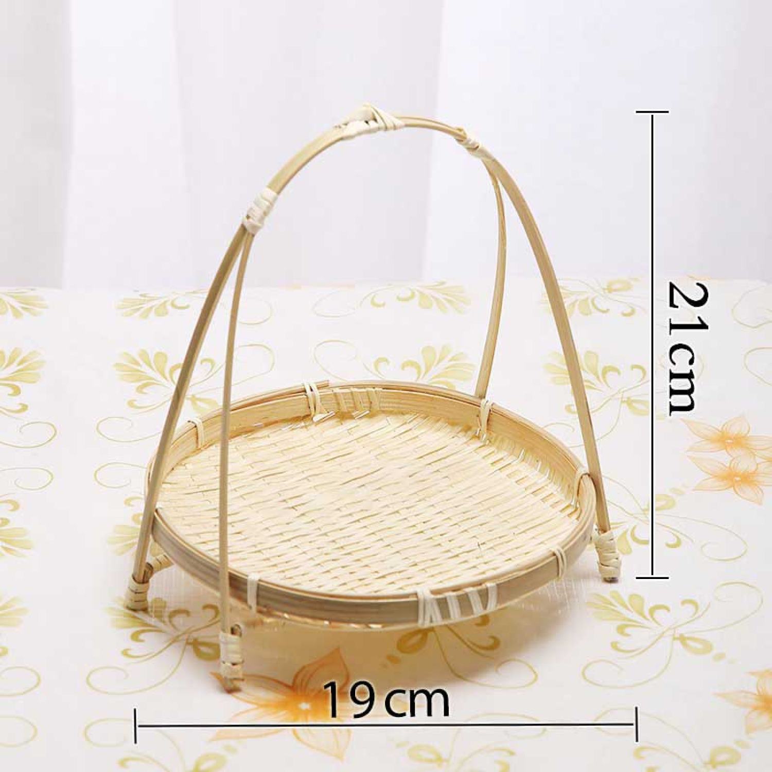 Mẹt tre tầng l Kệ tre gấp gọn - để buffet, trang trí đồ ăn