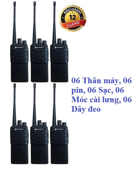 Bộ 6 Bộ đàm Motorola CP6688 (Bộ đàm giá rẻ, có hỗ trợ sạc Micro USB)