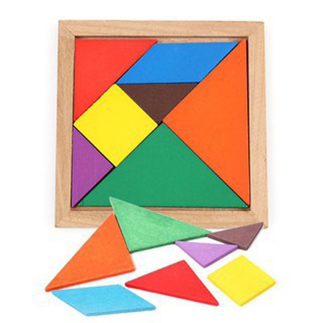 Đồ chơi trí uẩn Tangram đơn có hướng dẫn