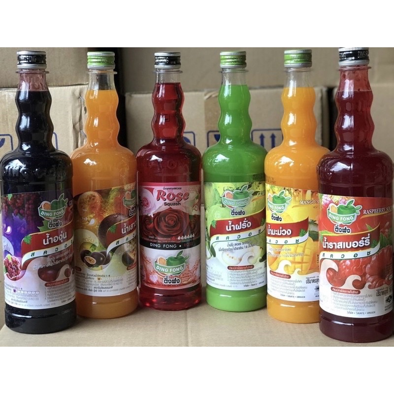Siro trái cây Thái Lan Ding Fong 100ml