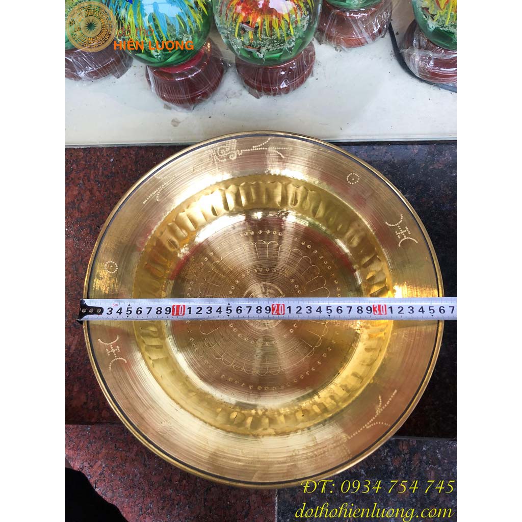 Chậu Đồng, Thau Đồng Nguyên Chất 4 cỡ:ĐK 27cm, 37cm, 42cm, 45cm