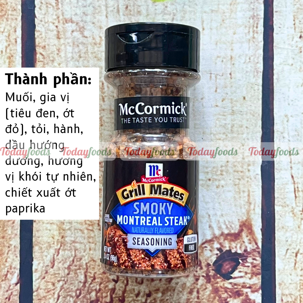 Gia Vị Ăn Kiêng McCormick Grill Mates – Hàng Nhập 100% Từ Mỹ | 0 Calo – Chuẩn Vị Nhà Hàng