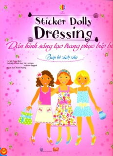 Fahasa - dán hình sáng tạo trang phục búp bê - búp bê xinh xắn