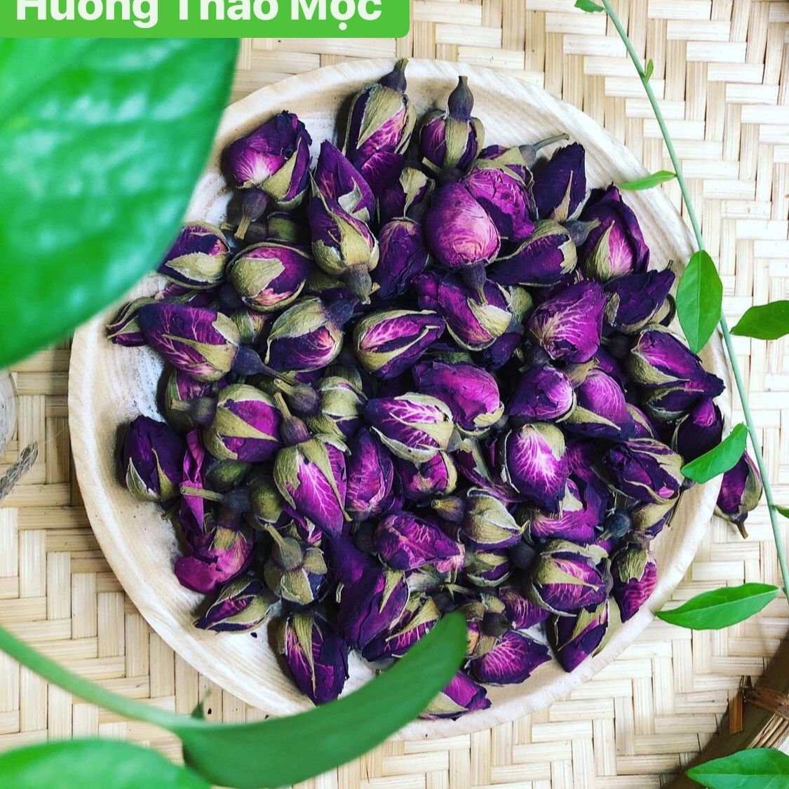 Trà Nụ Hoa Hồng Đà Lạt - Hương Thảo Mộc